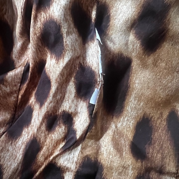 Dolce & Gabbana Leopard Velvet Blazer & Silk-Lined Skirt with Velvet Panel—2000s - Picture 12 of 16